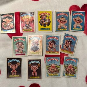 Vintage Garbage Pail Kids Trading Cards - 1986